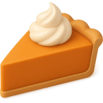 ¿Qué pay naranja comes en Acción de Gracias?