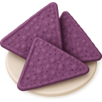 ¿Qué chips de maíz morado son crujientes?