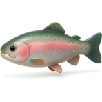 ¿Qué trucha de colores pescas en el río?