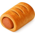 ¿Qué rollo de salchicha envuelta en masa de hojaldre comes?