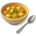 ¿Qué comida líquida y caliente tomas cuando estás enfermo?