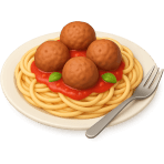 ¿Qué pasta italiana tiene albóndigas?