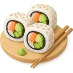 ¿Qué plato japonés de arroz con pescado crudo comes?