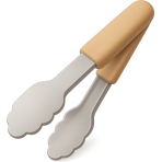 ¿Con qué agarras la comida mientras cocinas?