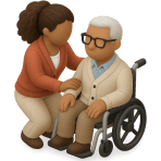 ¿Quién cuida a personas enfermas o ancianas?