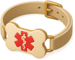 ¿Qué pulsera contiene información médica importante?