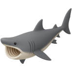 ¿Qué tiburón filtra el agua?