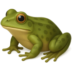 ¿Qué animal anfibio salta y dice "croac"?