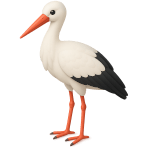 ¿Qué ave grande trae bebés en los cuentos?