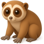 ¿Qué primate nocturno tiene ojos grandes?