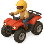 ¿Qué vehículo de cuatro ruedas usas en terreno irregular?