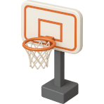 ¿Dónde lanzas el balón para anotar en baloncesto?