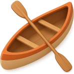 ¿Qué embarcación pequeña usas con remos?