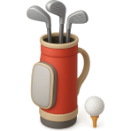 ¿Qué conjunto de palos usas para jugar golf?