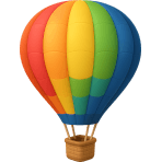 ¿En qué vuelas usando aire caliente?