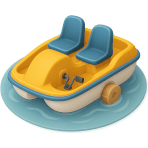 ¿Qué embarcación se impulsa con pedales?