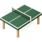 ¿Dónde juegas tenis de mesa?