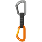 ¿Qué equipo de escalada conecta la cuerda a los anclajes?