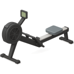 ¿Qué máquina simula remar en el gimnasio?