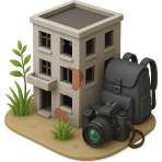 ¿Qué actividad es explorar edificios abandonados?