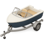 ¿Qué remolque llevas detrás de tu coche para transportar un barco?