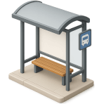 ¿Dónde esperas el autobús con techo?