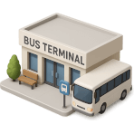 ¿Dónde salen y llegan los autobuses?