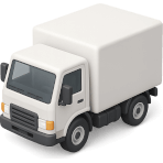 ¿Qué camión tiene caja rectangular para mudanzas?