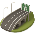 ¿Qué carretera grande conecta ciudades?