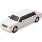 ¿Qué coche largo y lujoso se usa para ocasiones especiales?