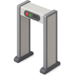 ¿Por qué puerta pasas en seguridad del aeropuerto?