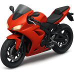 ¿Qué vehículo de dos ruedas tiene motor grande?