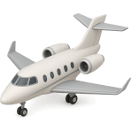 ¿Qué avión privado usan personas ricas?