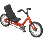 ¿Qué bicicleta se pedalea acostado?