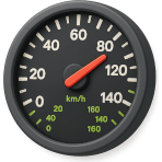 ¿Qué instrumento muestra la velocidad del coche?