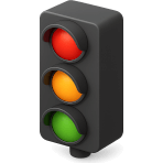 ¿Qué semáforo controla el tráfico?